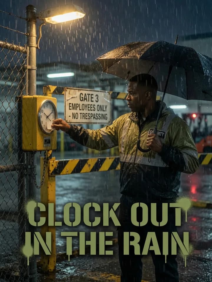 Clock Out in the Rain